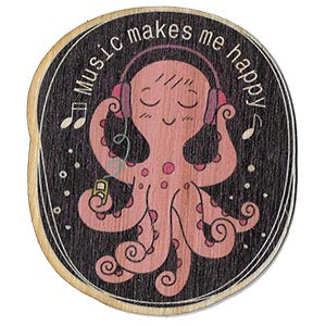 Our stickers are made with 100% Sustainable Bamboo. They are Eco