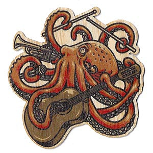 Our stickers are made with 100% Sustainable Bamboo. They are Eco