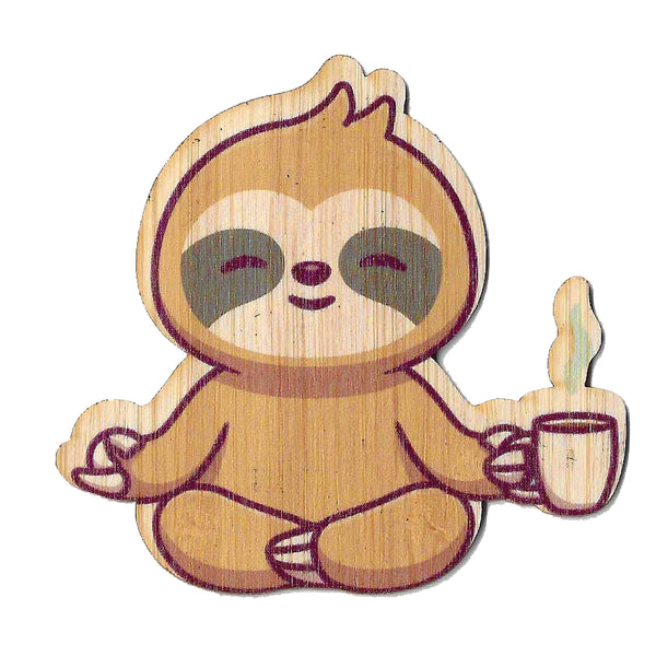 Sloth w/ coffee