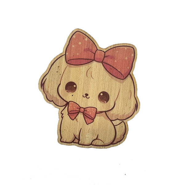 Puppy with Bow