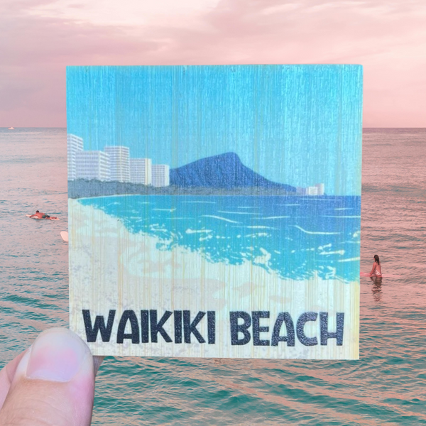 Retro Waikiki Beach