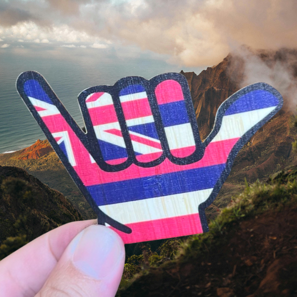 Hawaiian Flag Shaka