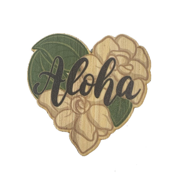 Aloha Gardenia Heart