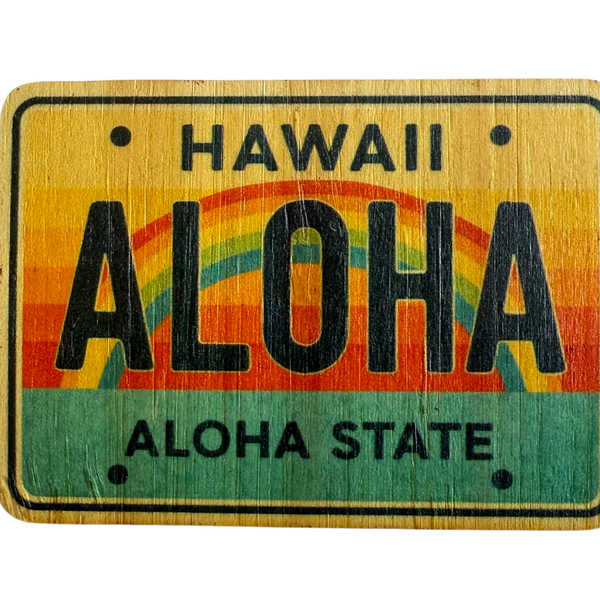 Hawaii License Plate