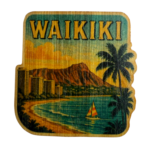 Waikiki Beach Retro