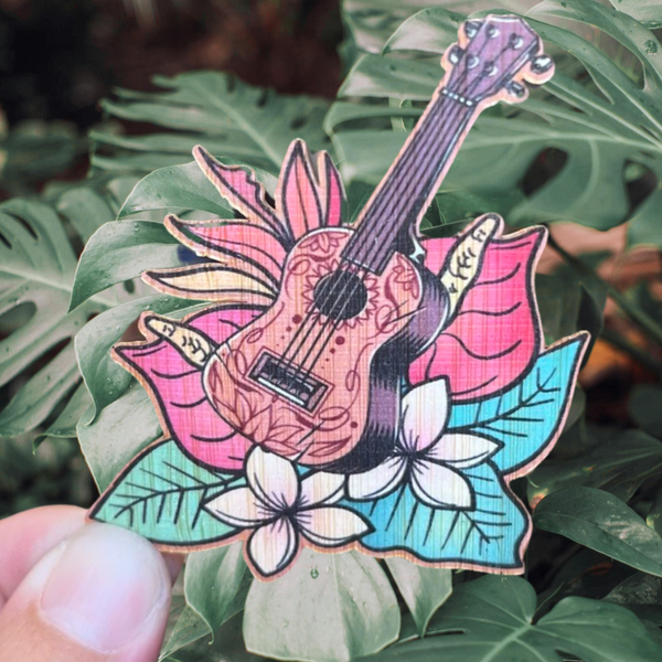 Floral Ukulele