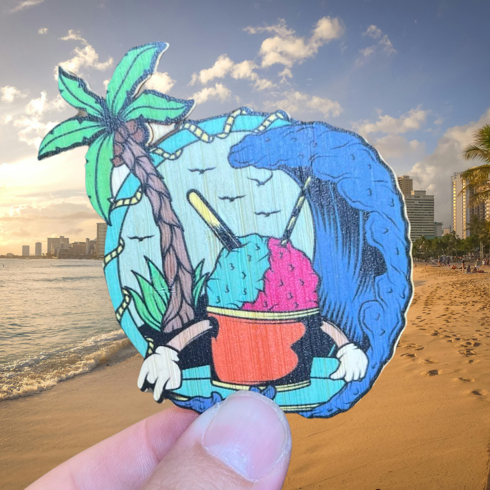 Our stickers are made with 100% Sustainable Bamboo. They are Eco ...