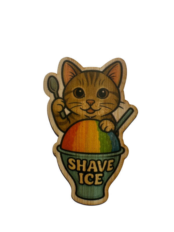 Rainbow Shave Ice Cat