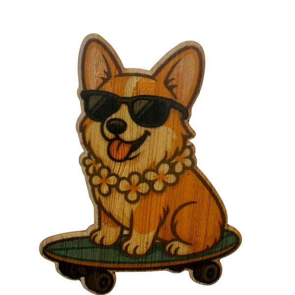 Corgi Skateboard