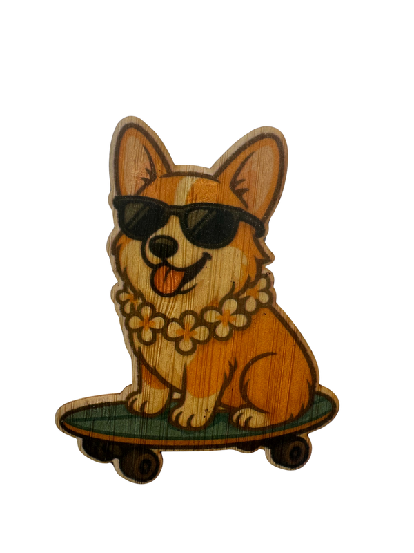 Corgi Skateboard