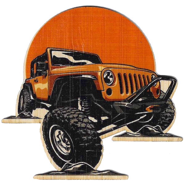 Orange Jeep