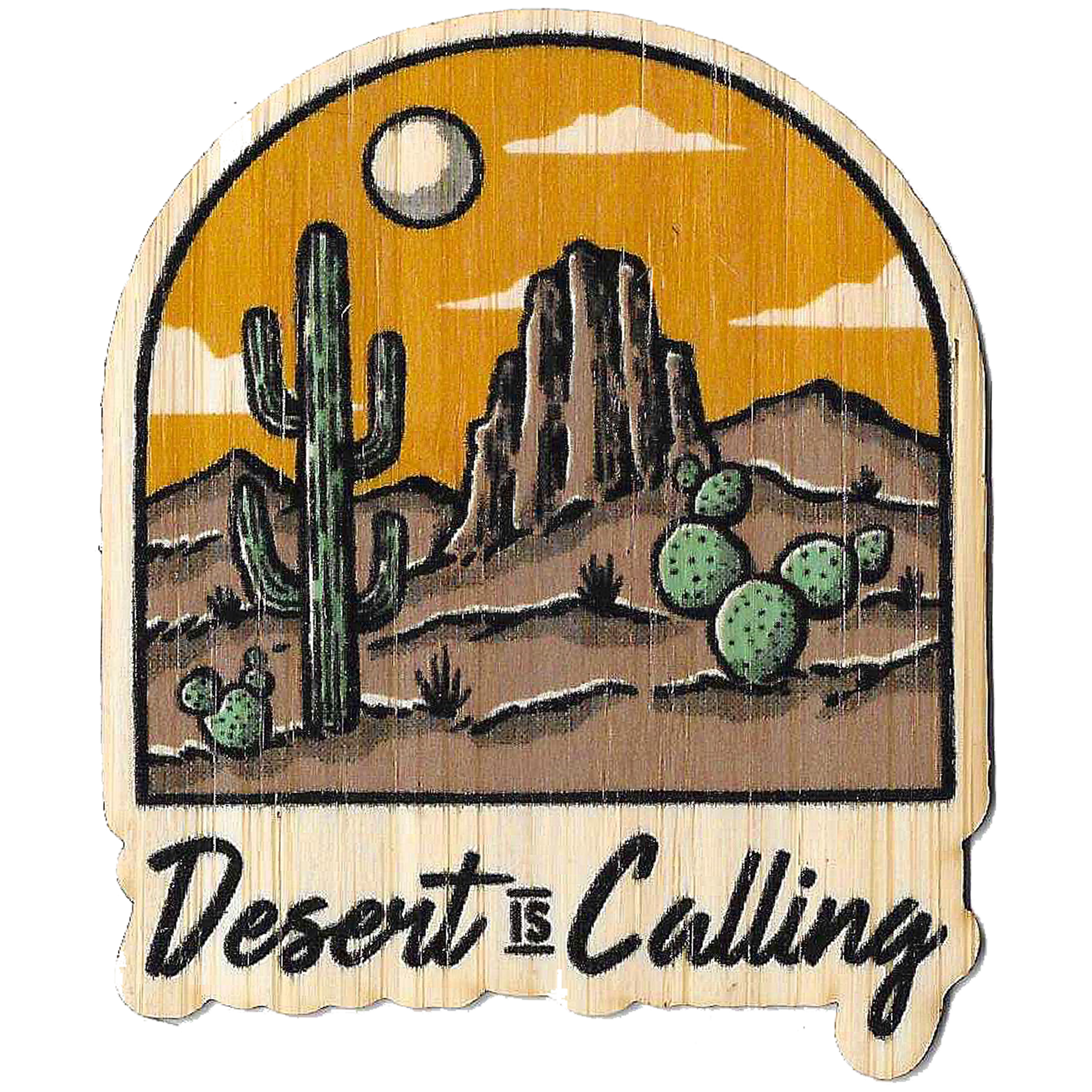 Our stickers are made with 100% Sustainable Bamboo. They are Eco ...