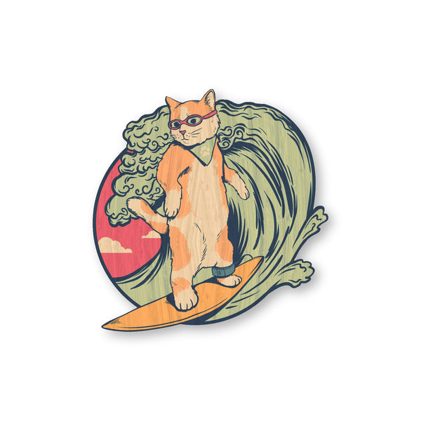Surfing Cat