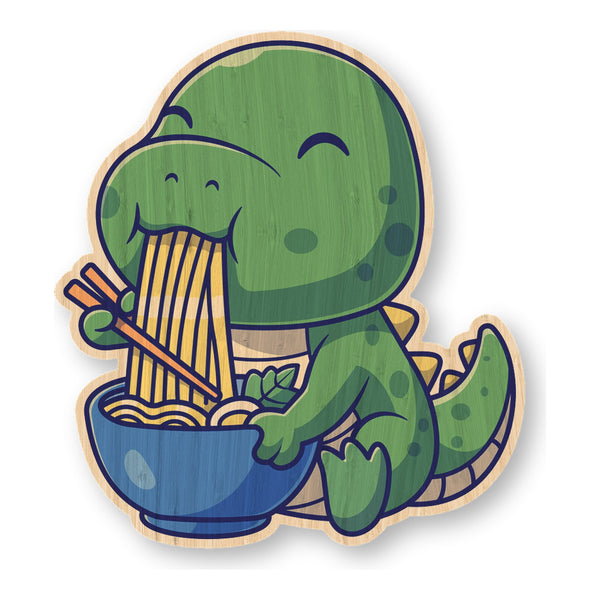 Cute Dinosaurs bamboo sticker made in Hawaii