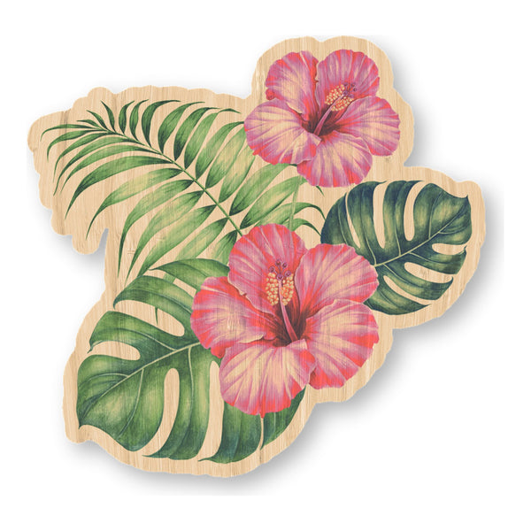 Hibiscus w/ Monstera