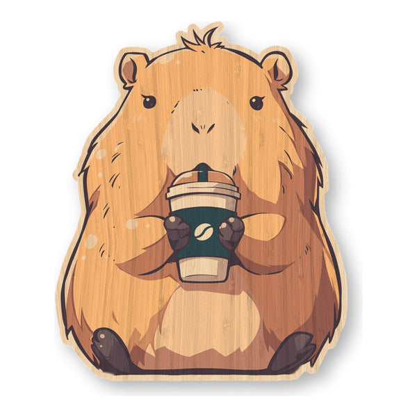Capybara Drinking Coffee
