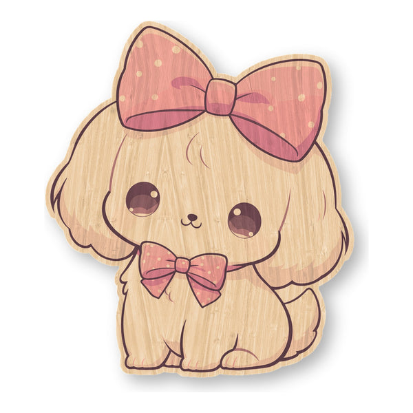 Puppy with Bow