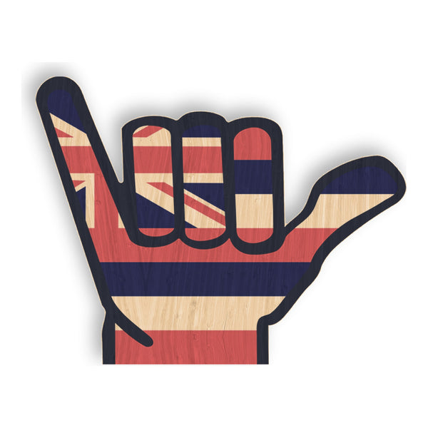 Hawaiian Flag Shaka