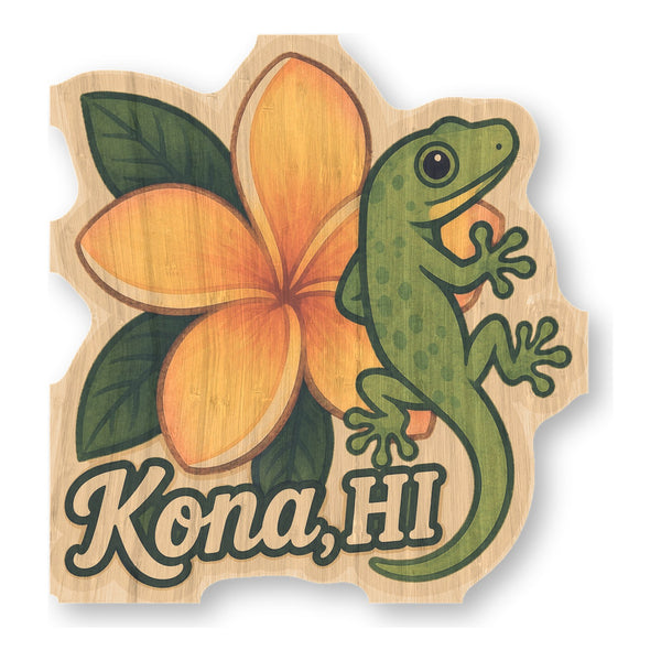 Gecko On Plumeria