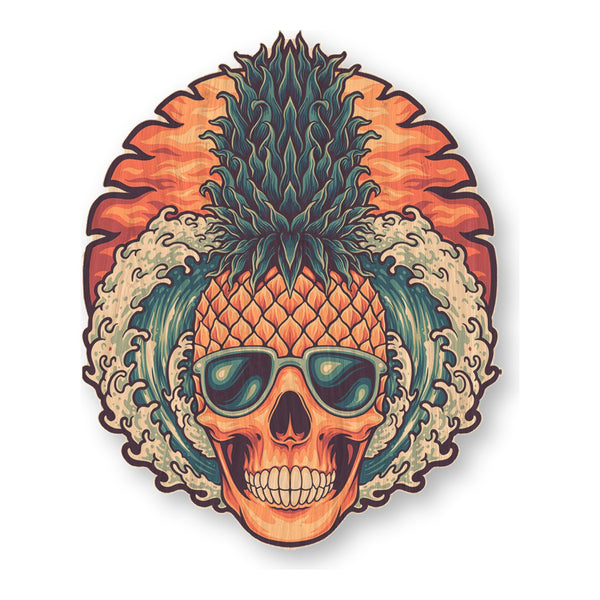 Tropical Pineapple Skull