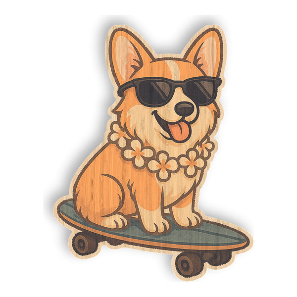 Corgi Skateboard