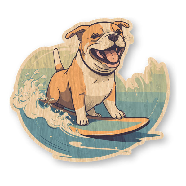 Pitbull Surfing