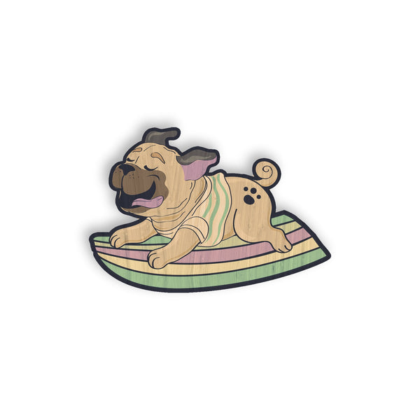 Pug Surfing