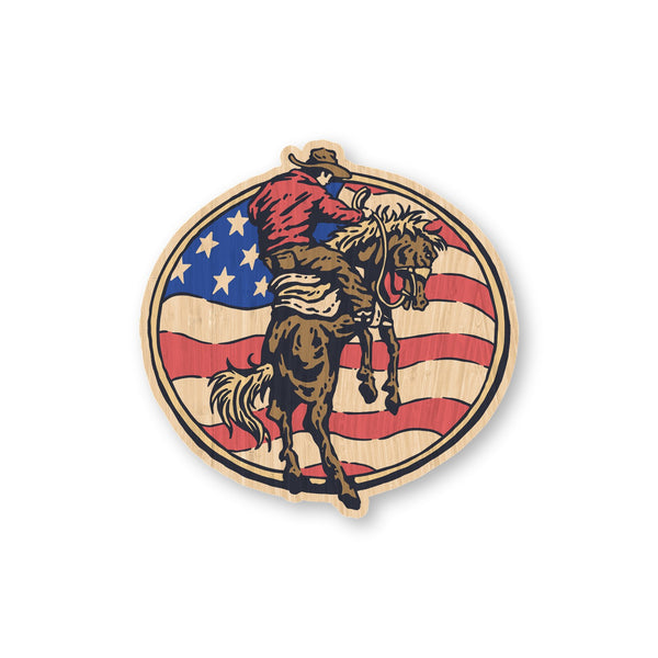 US Flag Cowboy
