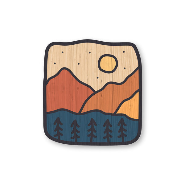 Mountain and Lake