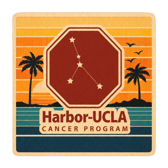 Custom bamboo sticker sample — Harbor-UCLA